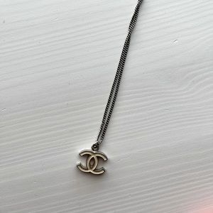 Chanel Cream and Silver Necklace
